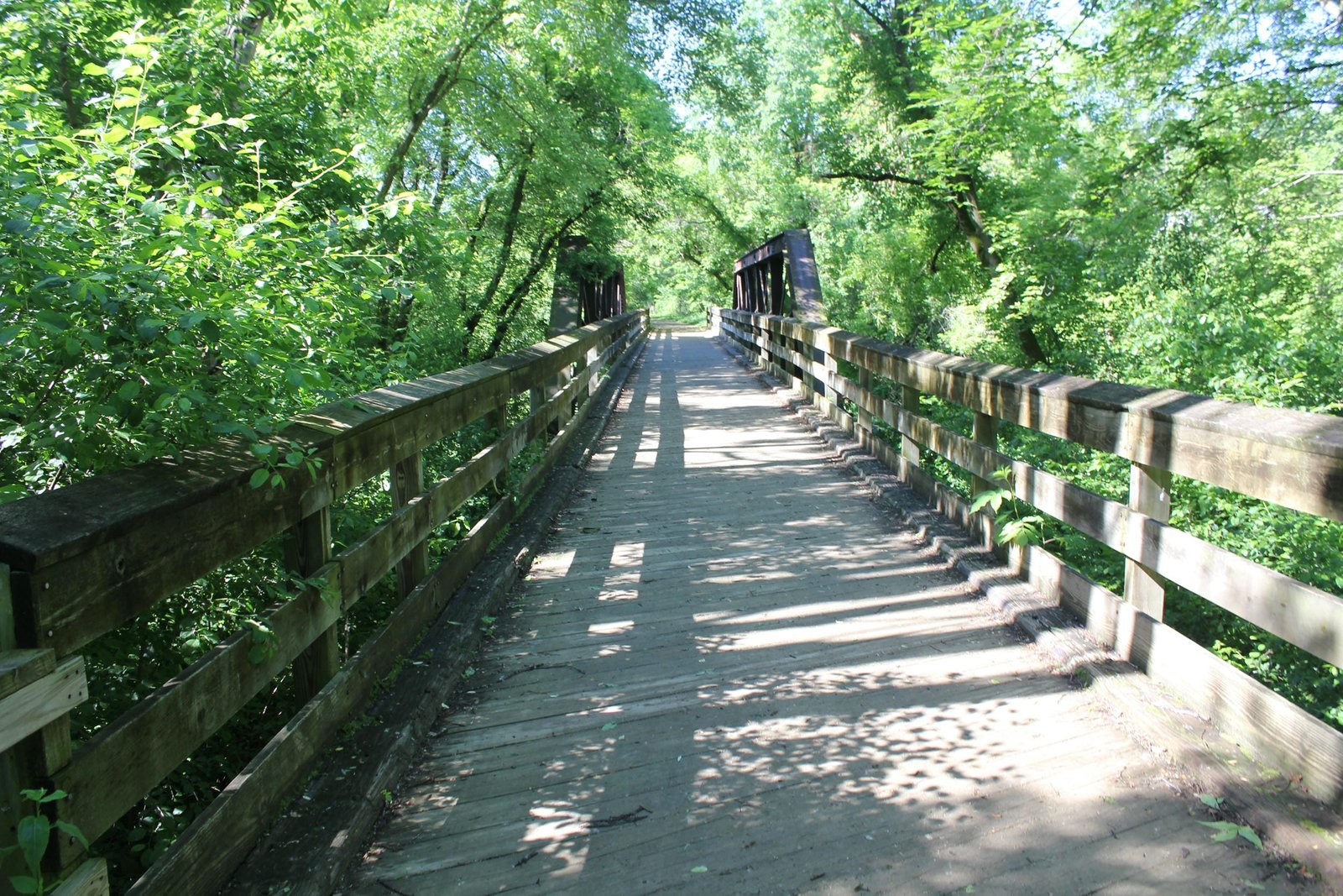 Looking south